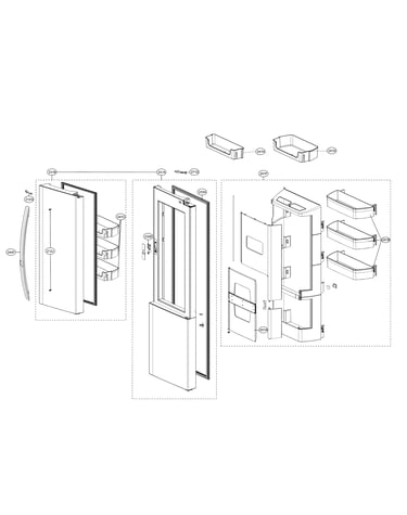 Refrigerator door
