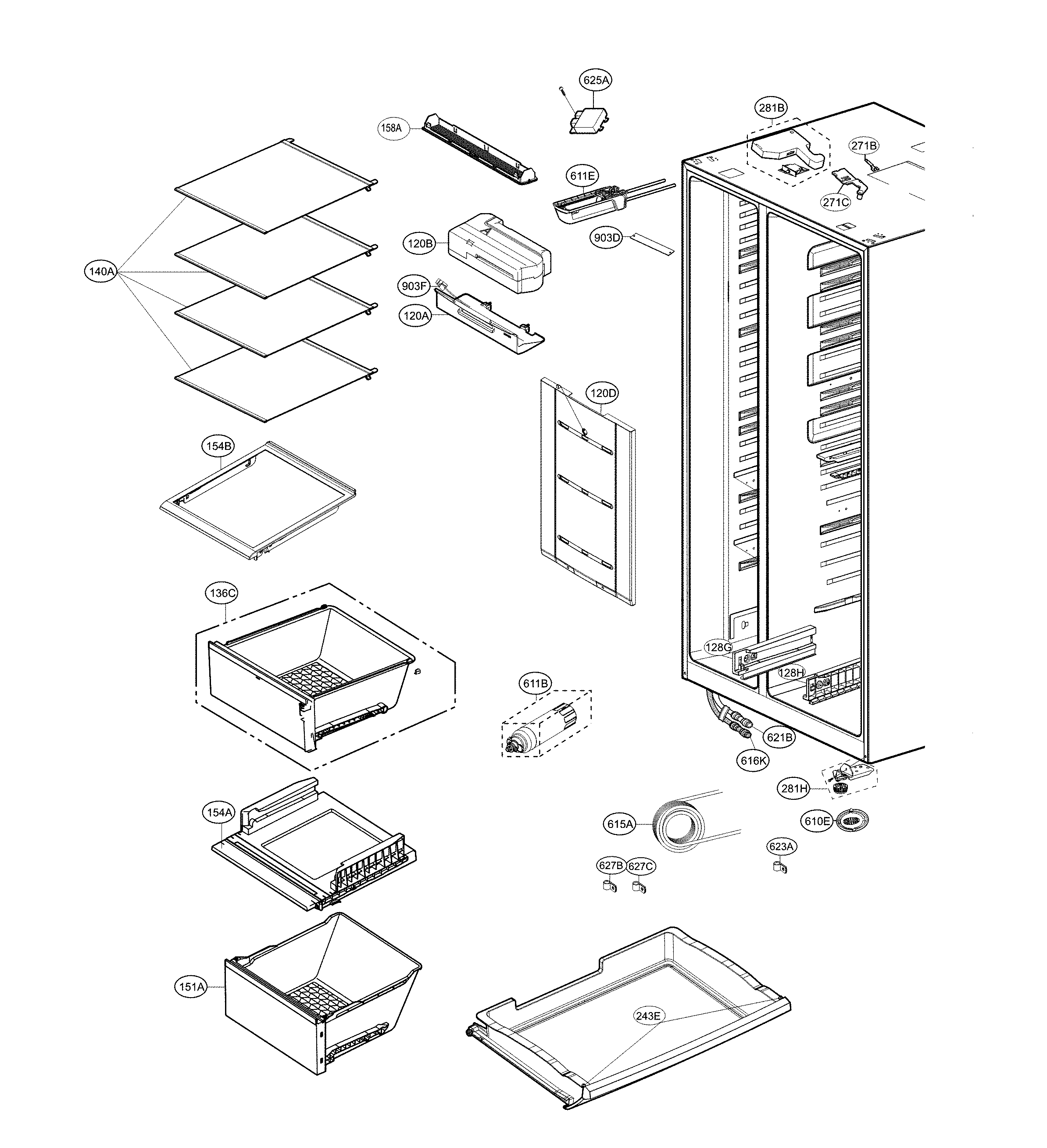Refrigerator compartment