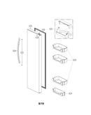 Refrigerator door