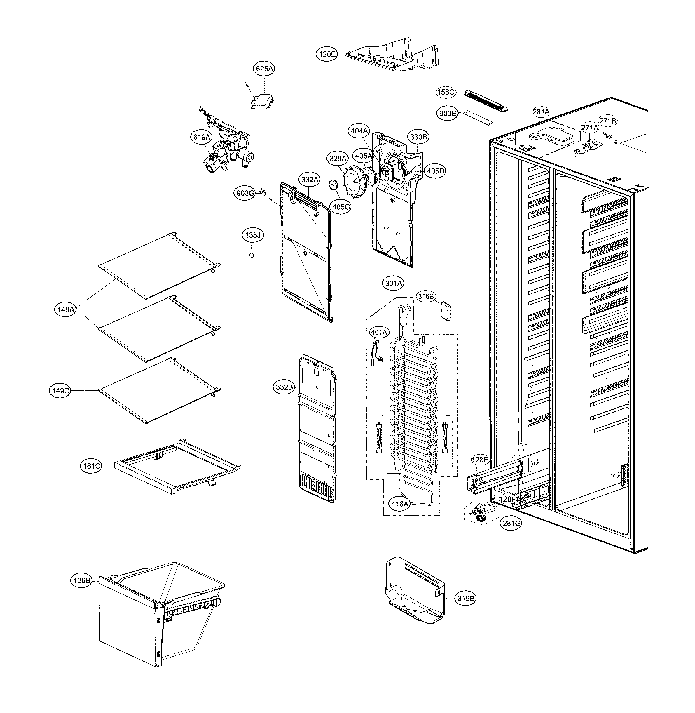 Freezer compartment