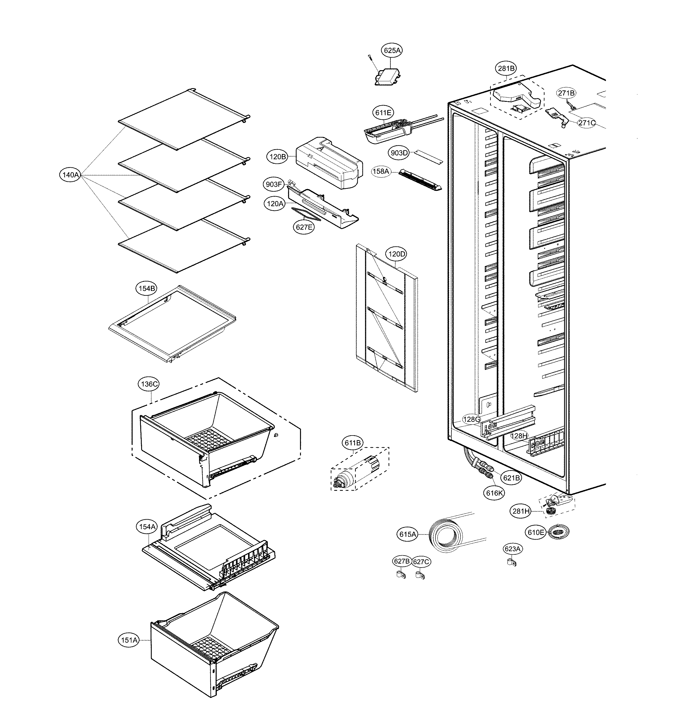 Refrigerator compartment
