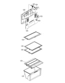 Refrigerator and freezer parts
