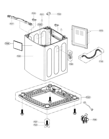 Outer case assy