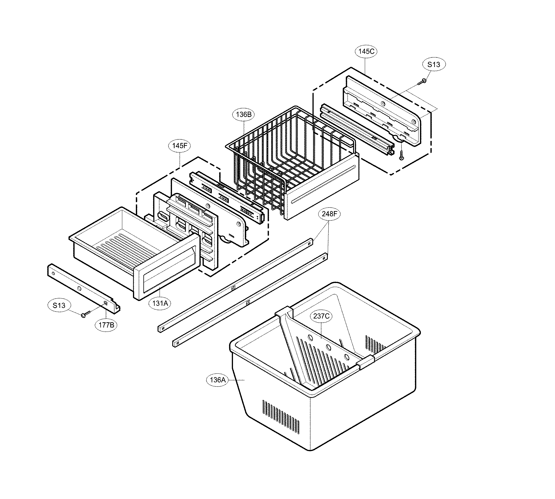 Freezer parts