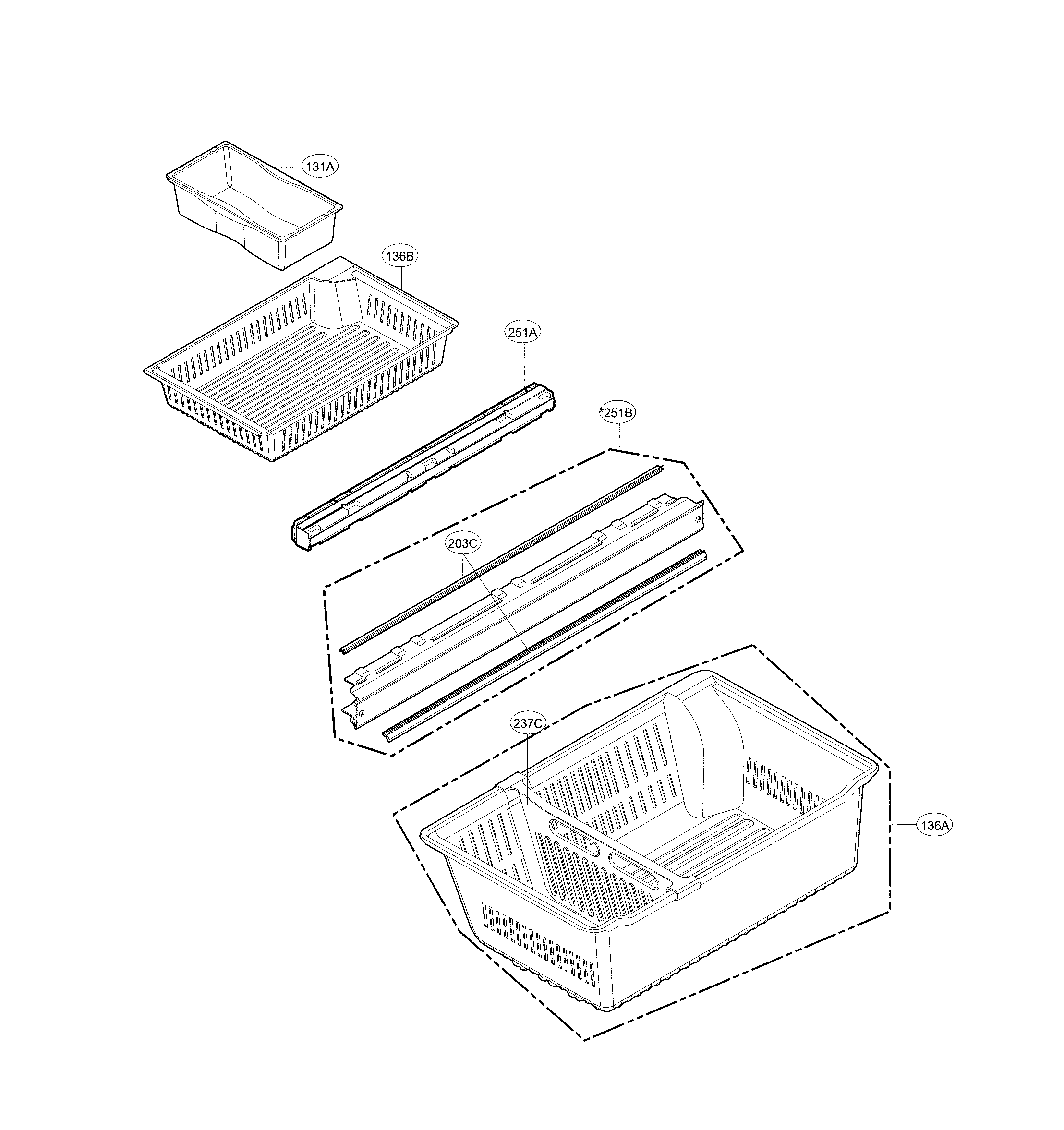 Freezer parts