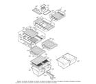 Kenmore 79573269302 refrigerator parts diagram