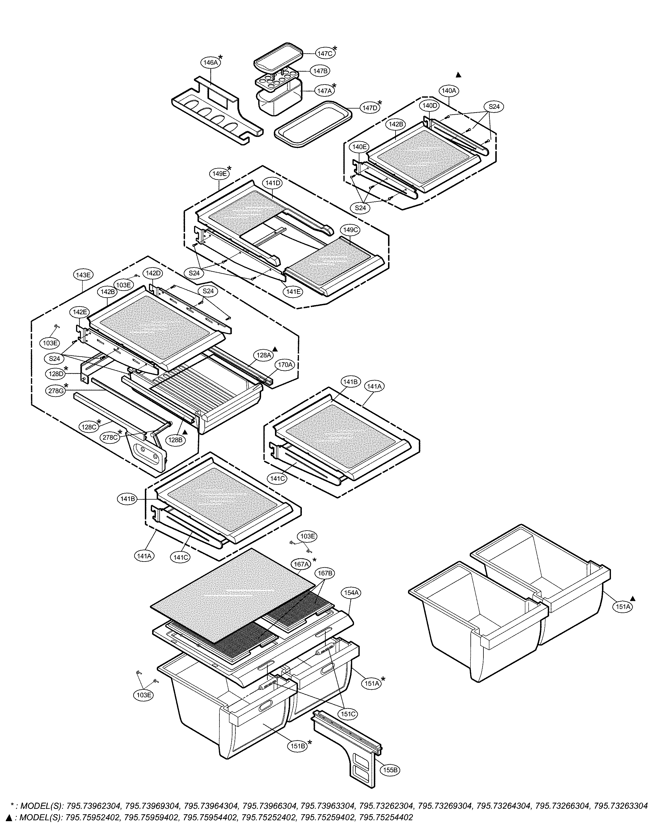 Refrigerator parts