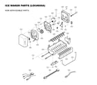 Kenmore 79573269302 ice maker parts diagram
