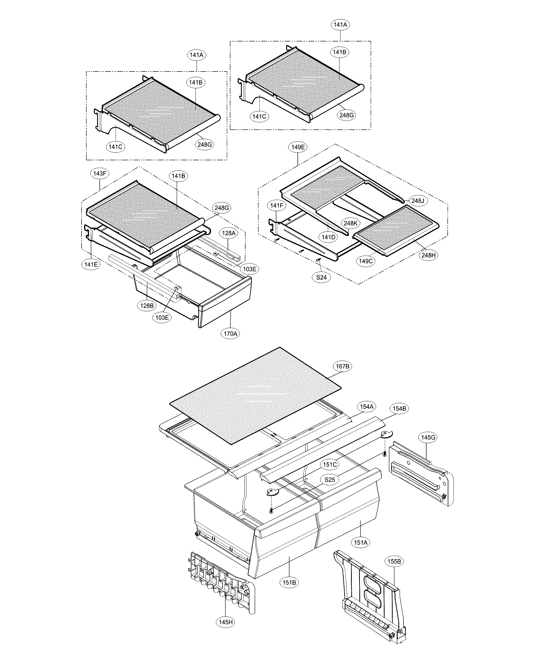 Refrigerator parts