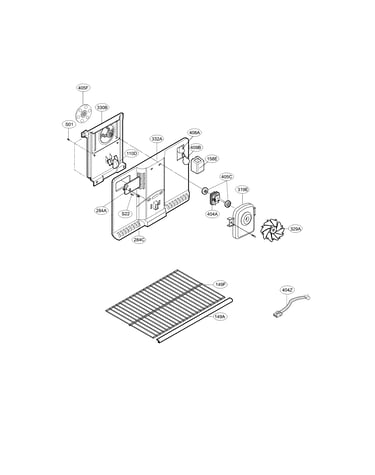 Freezer parts