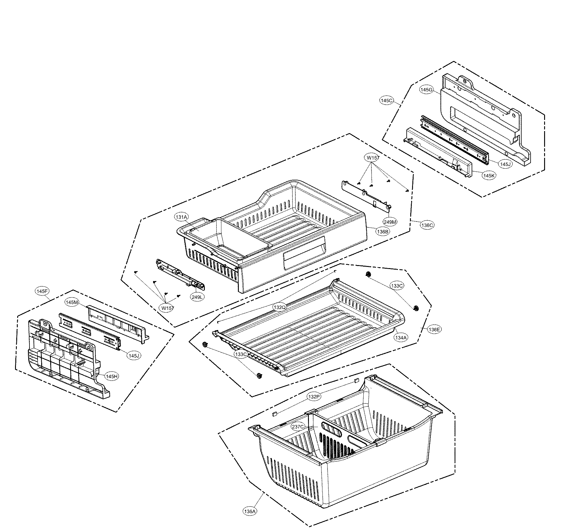 Freezer parts