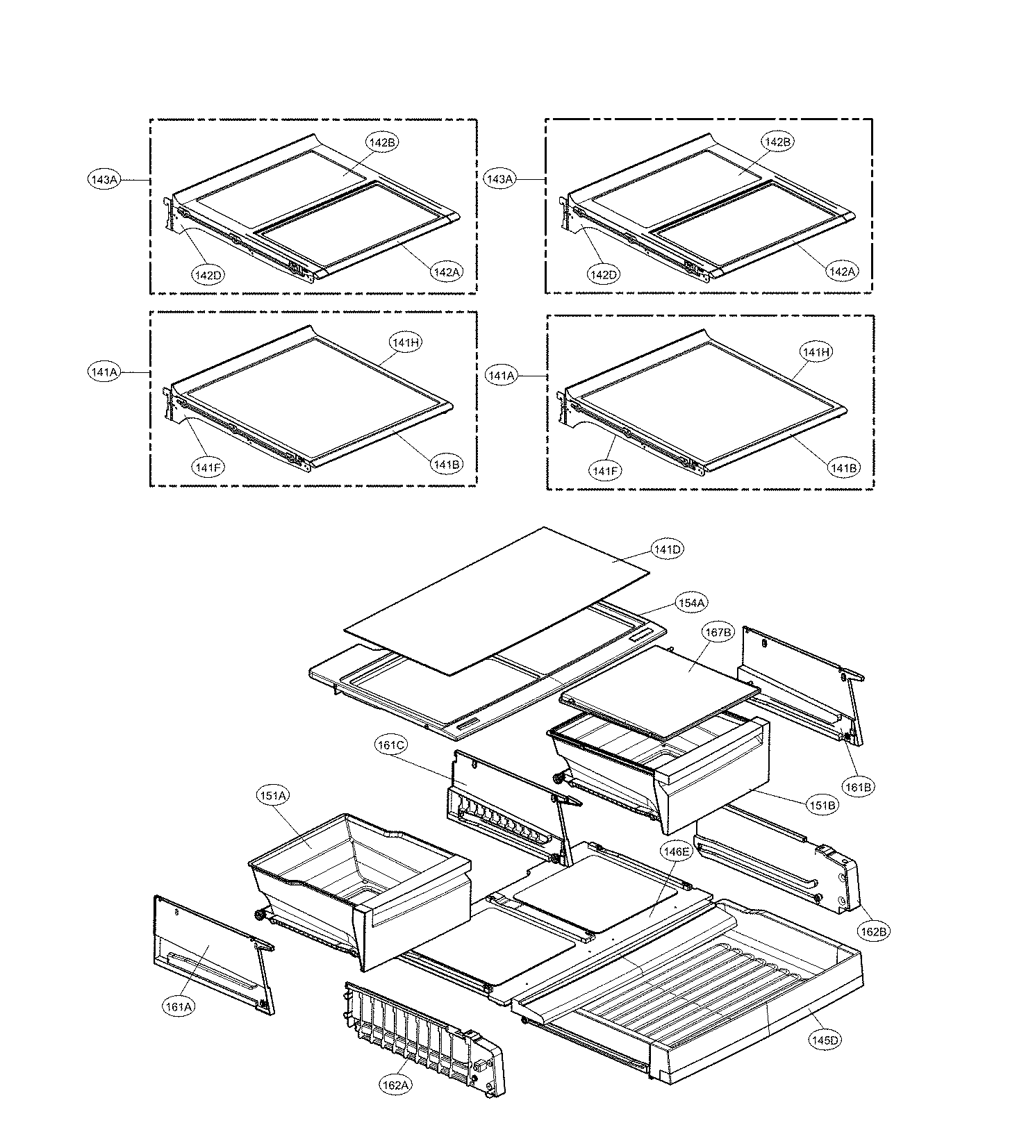 Refrigerator parts