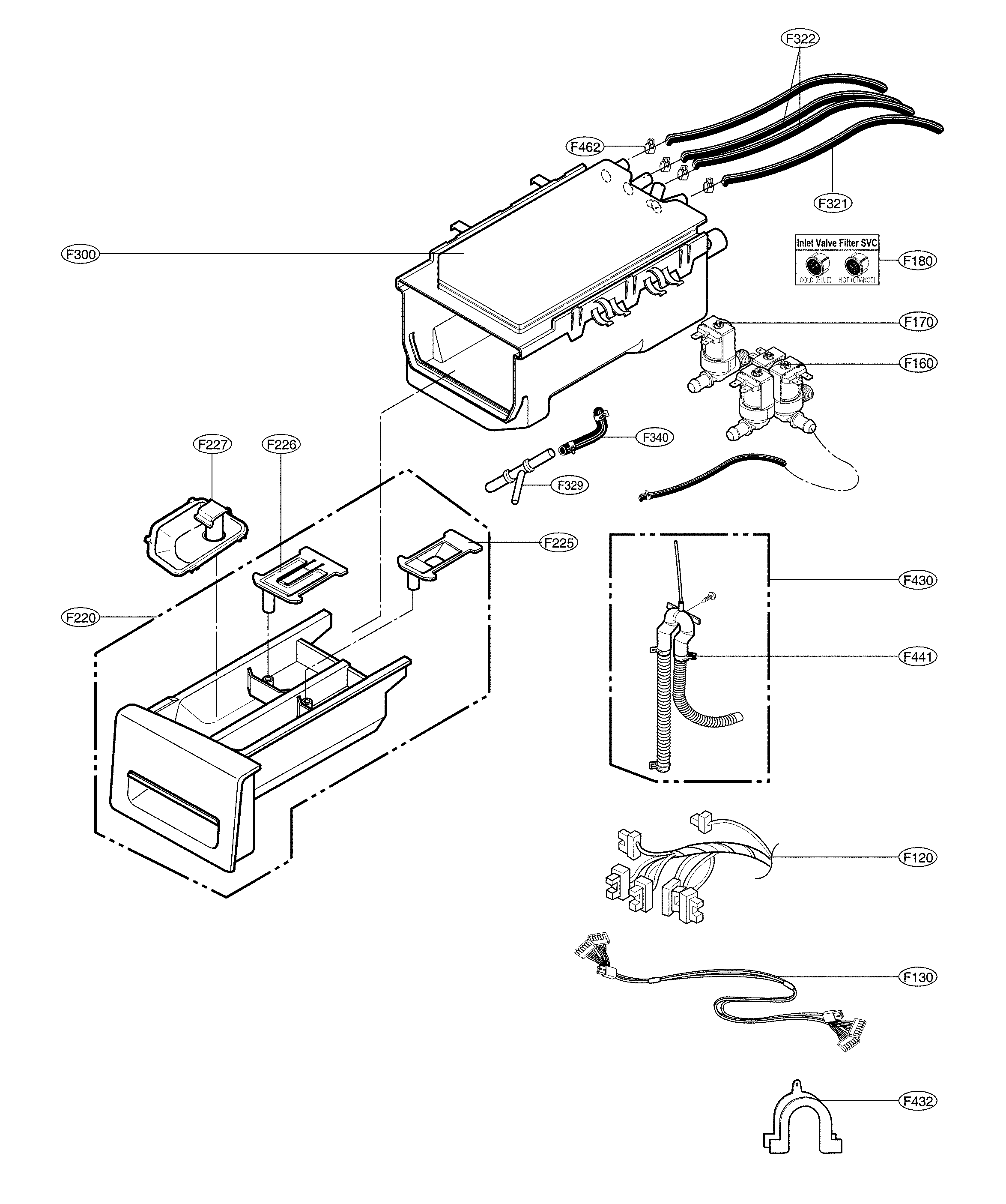 DISPENSER PARTS