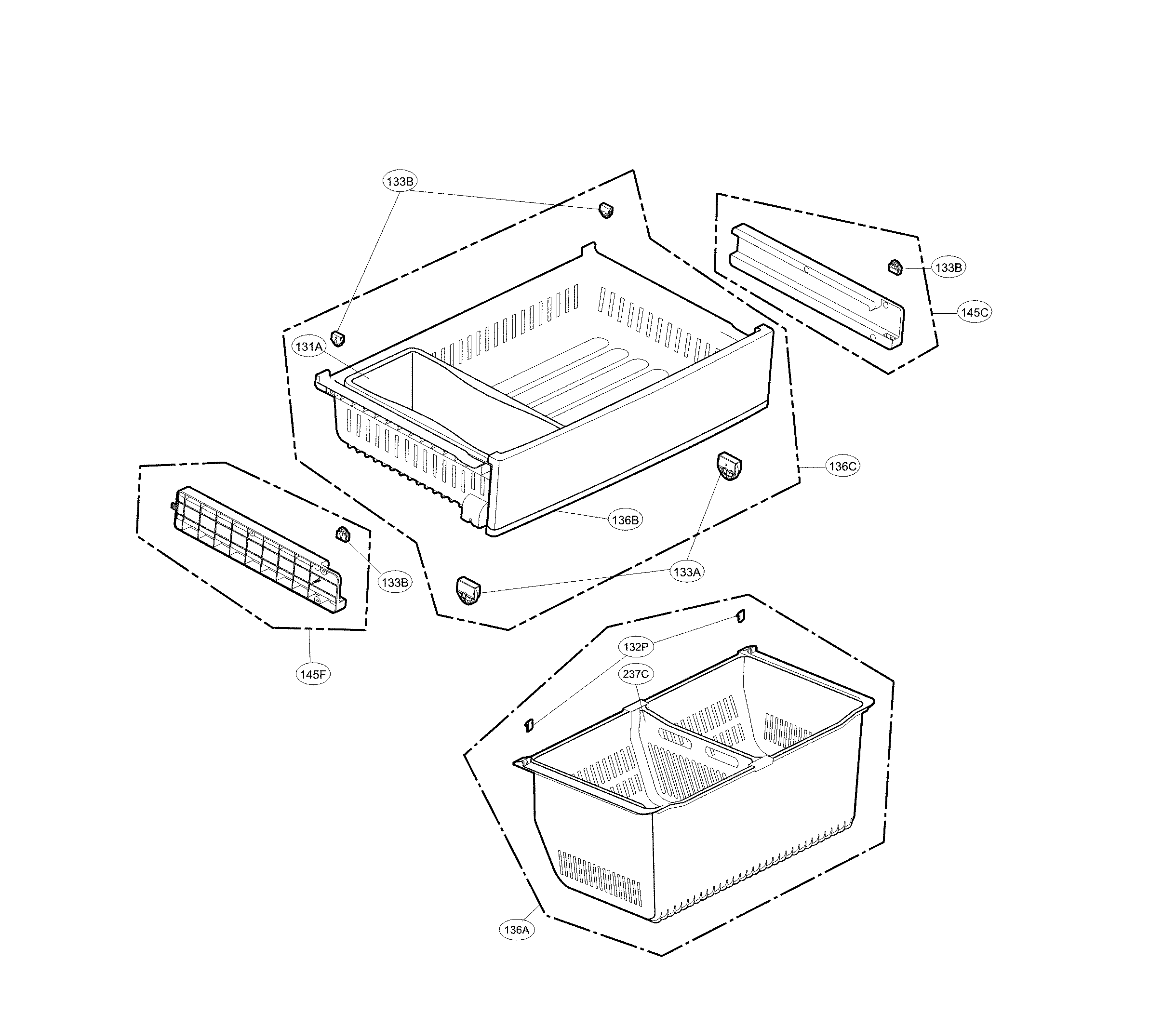 Freezer parts