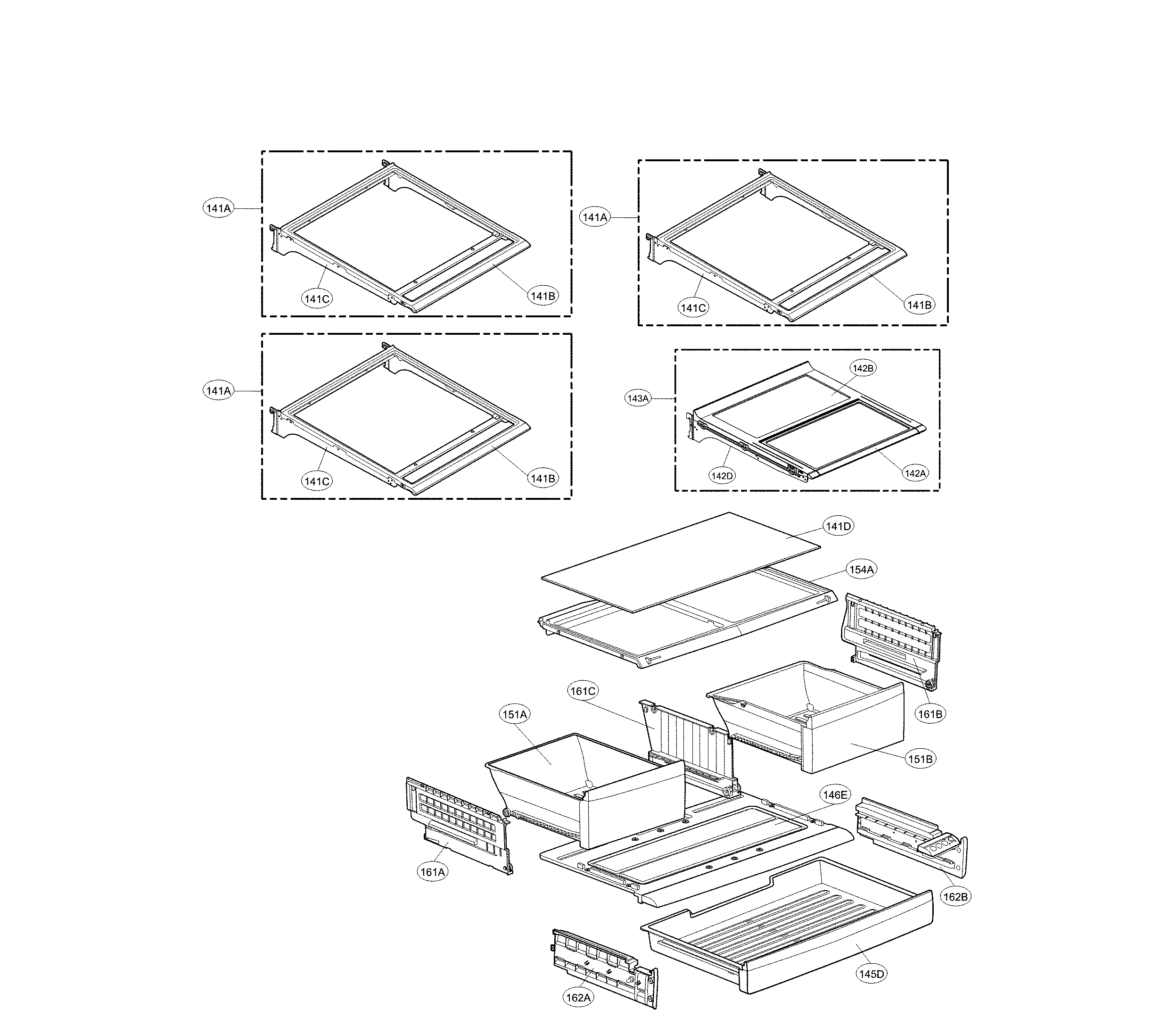 Refrigerator parts