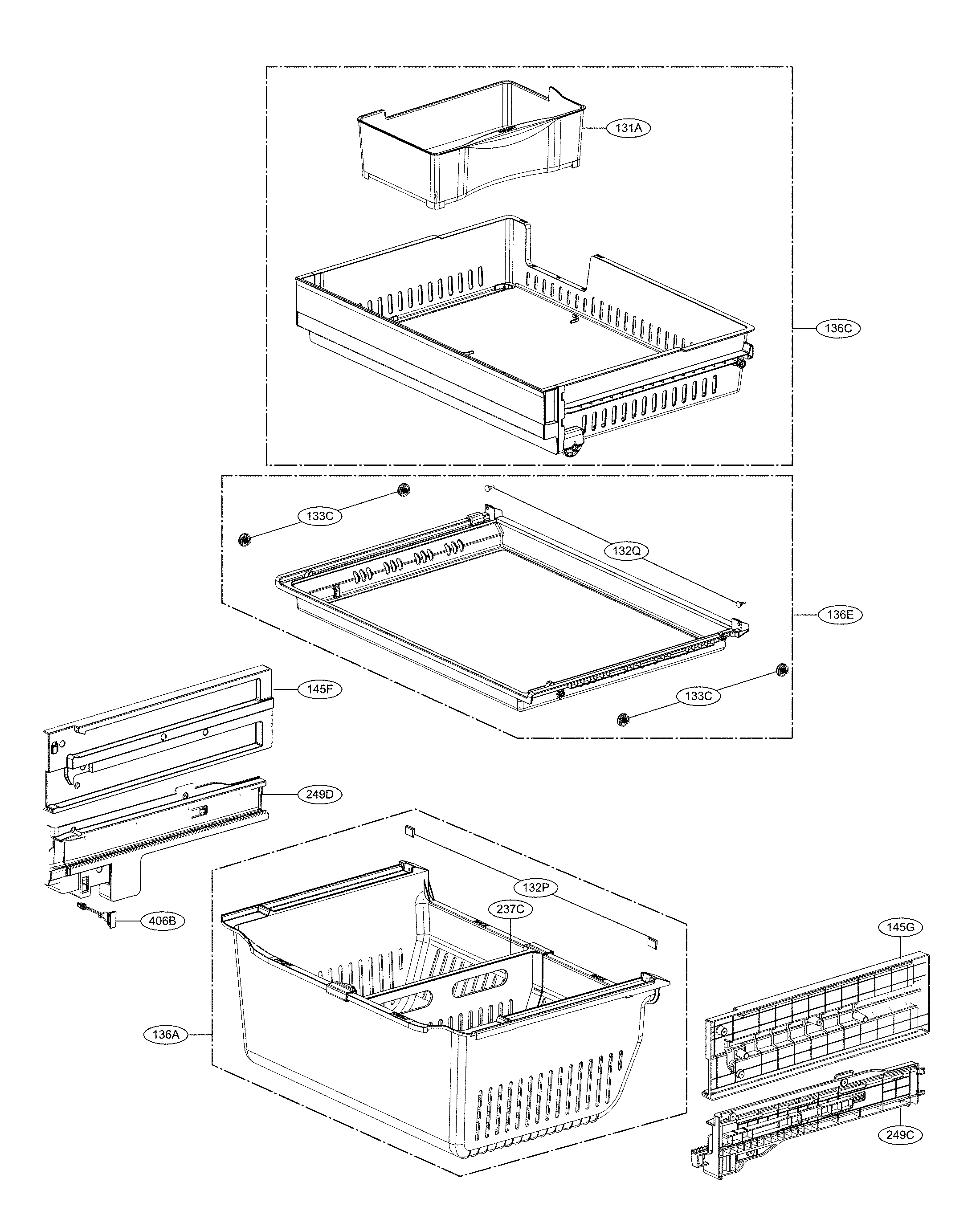 Freezer parts