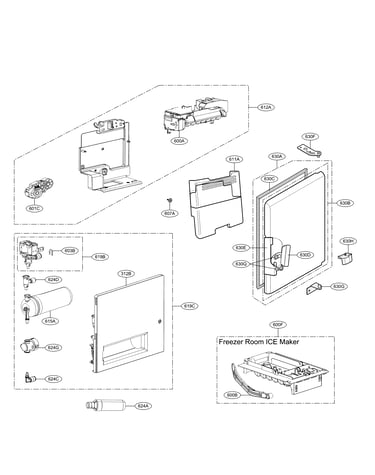 Ice maker parts