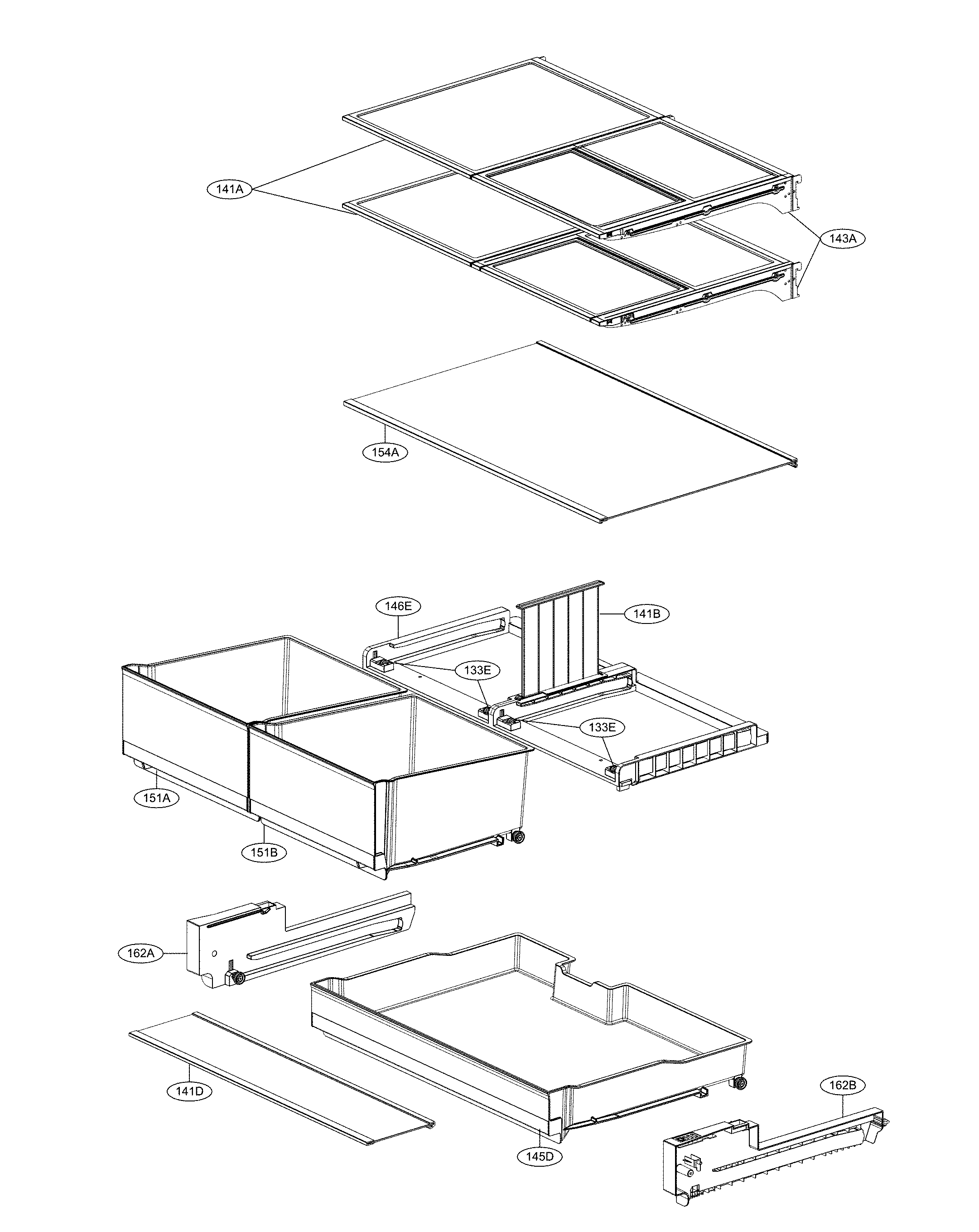 Refrigerator parts