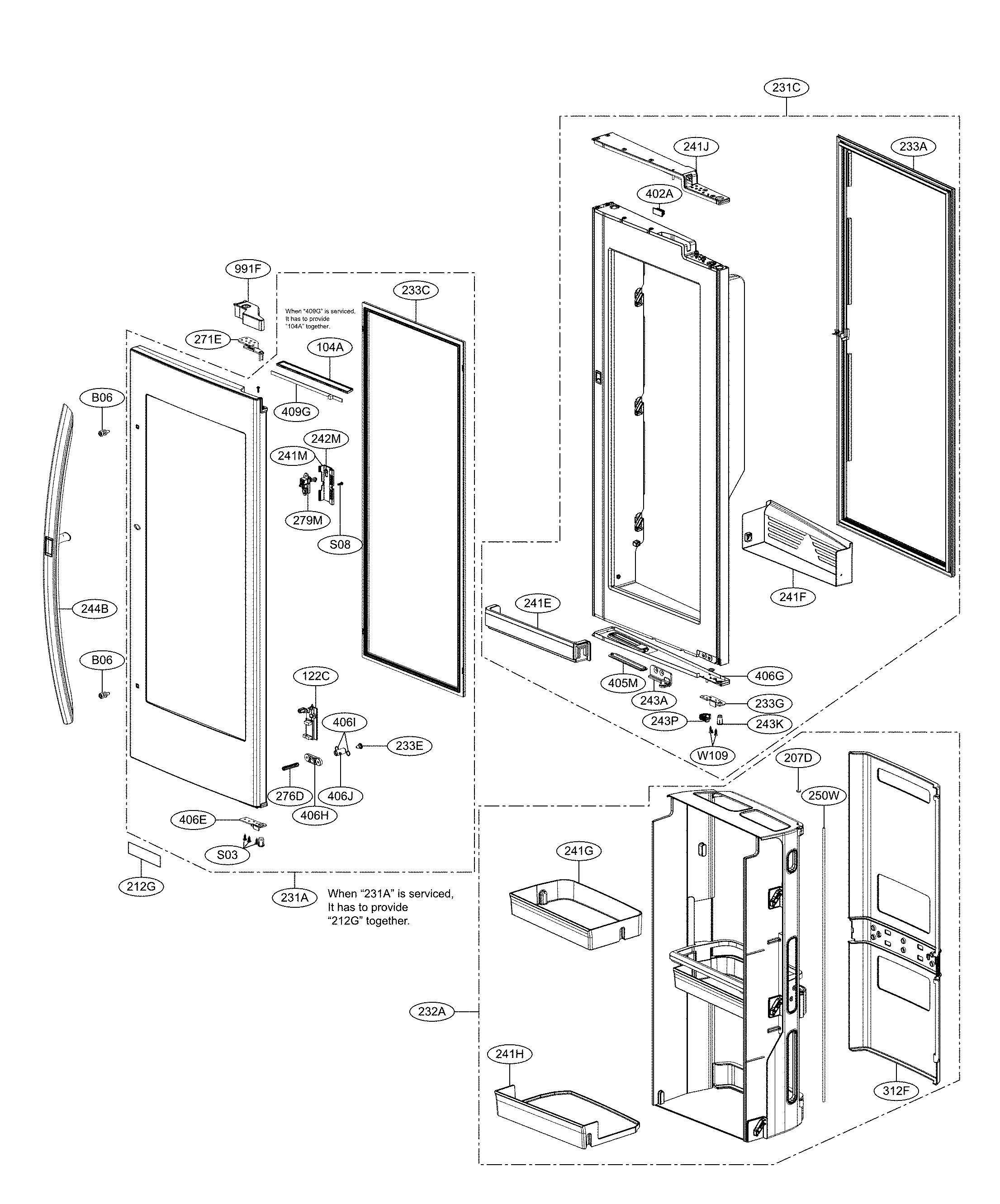Door parts