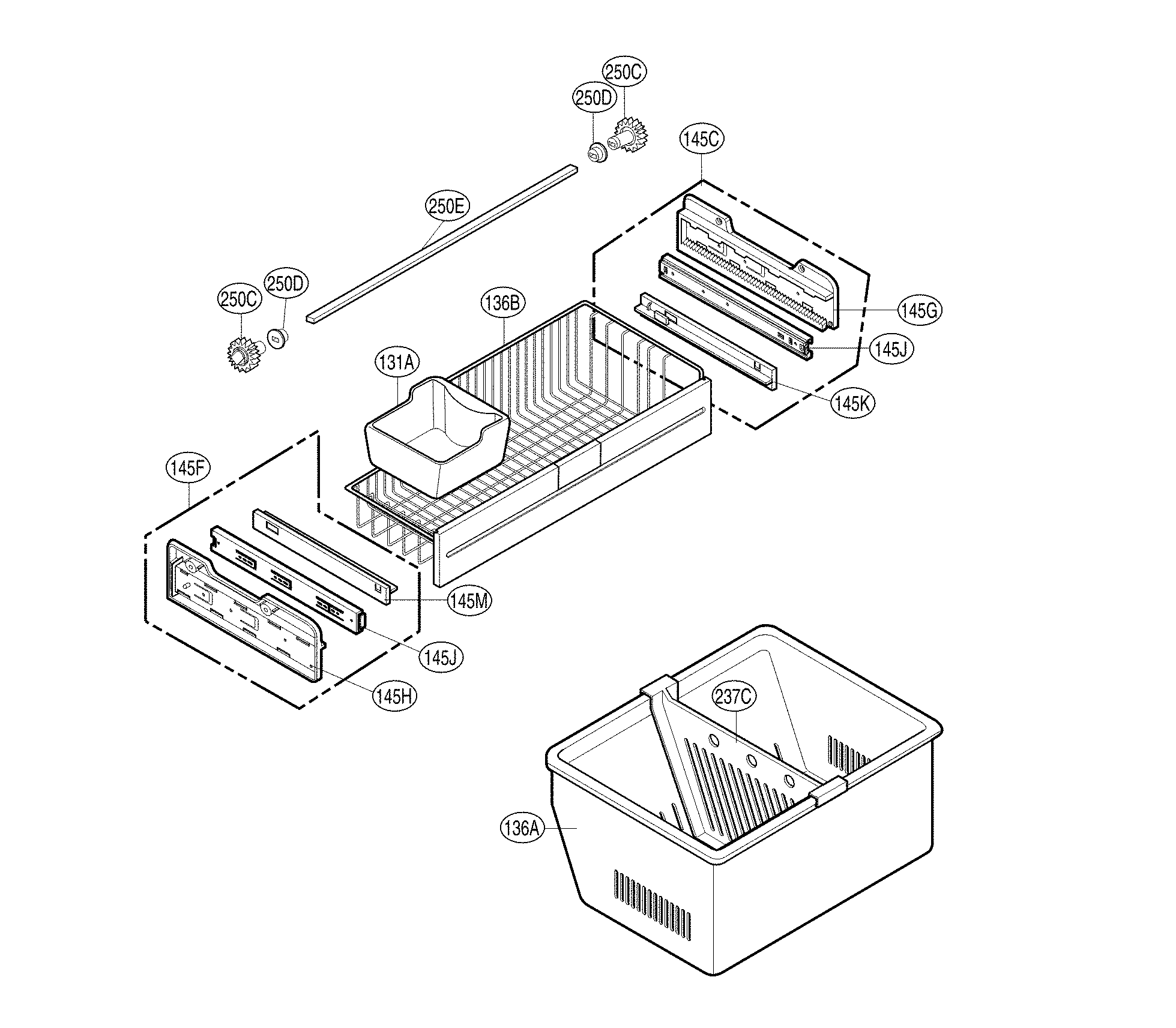 Freezer parts