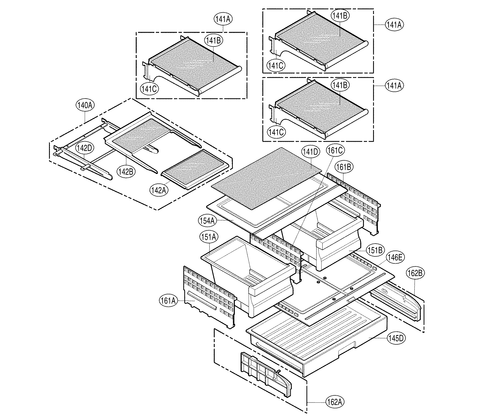 Refrigerator parts