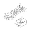Kenmore 79571022016 freezer parts diagram