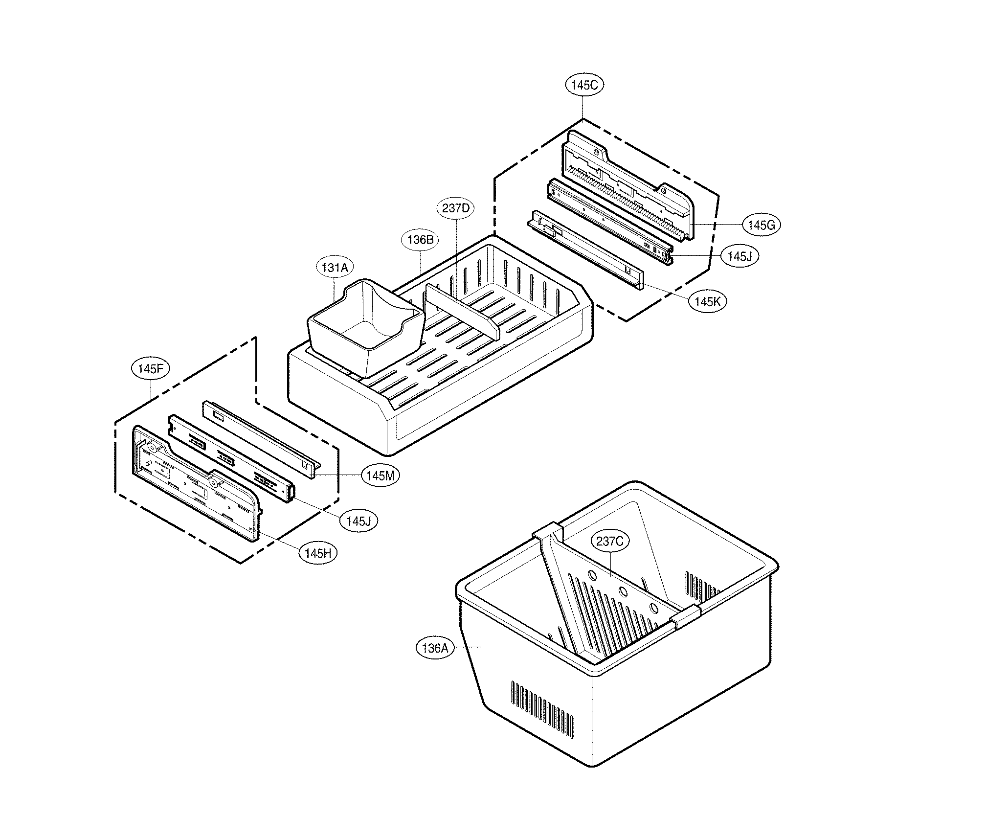 Freezer parts