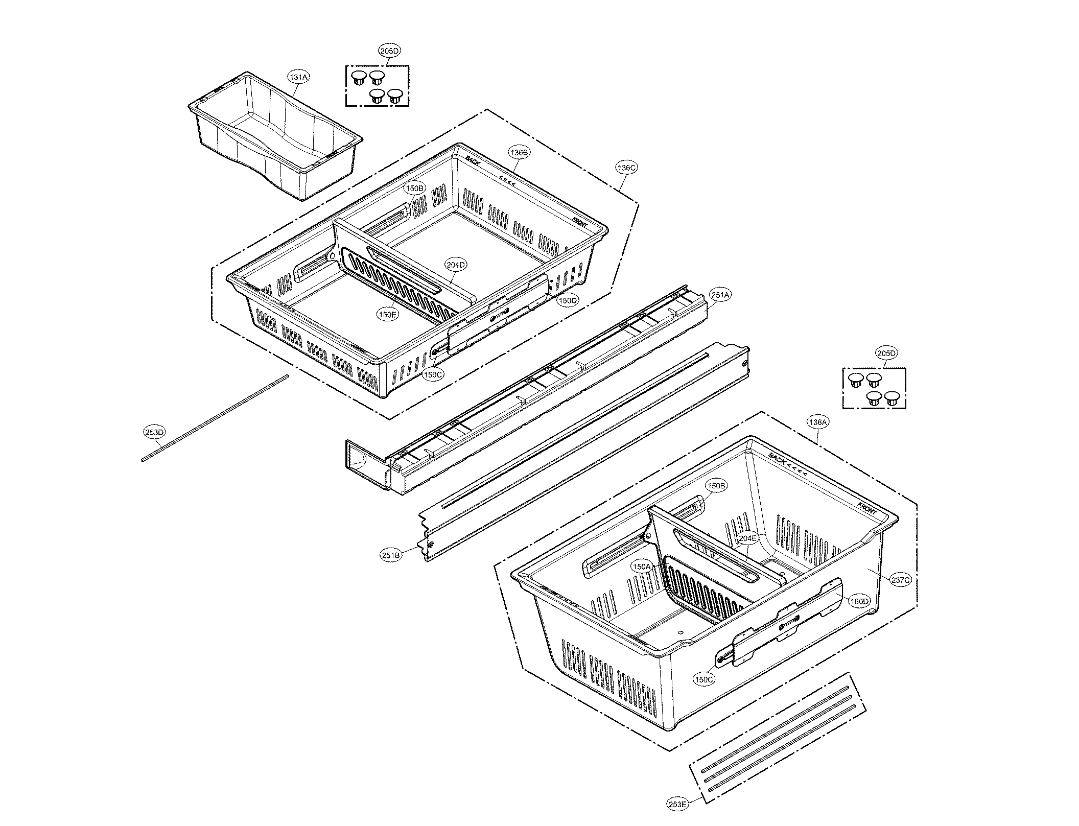Freezer parts