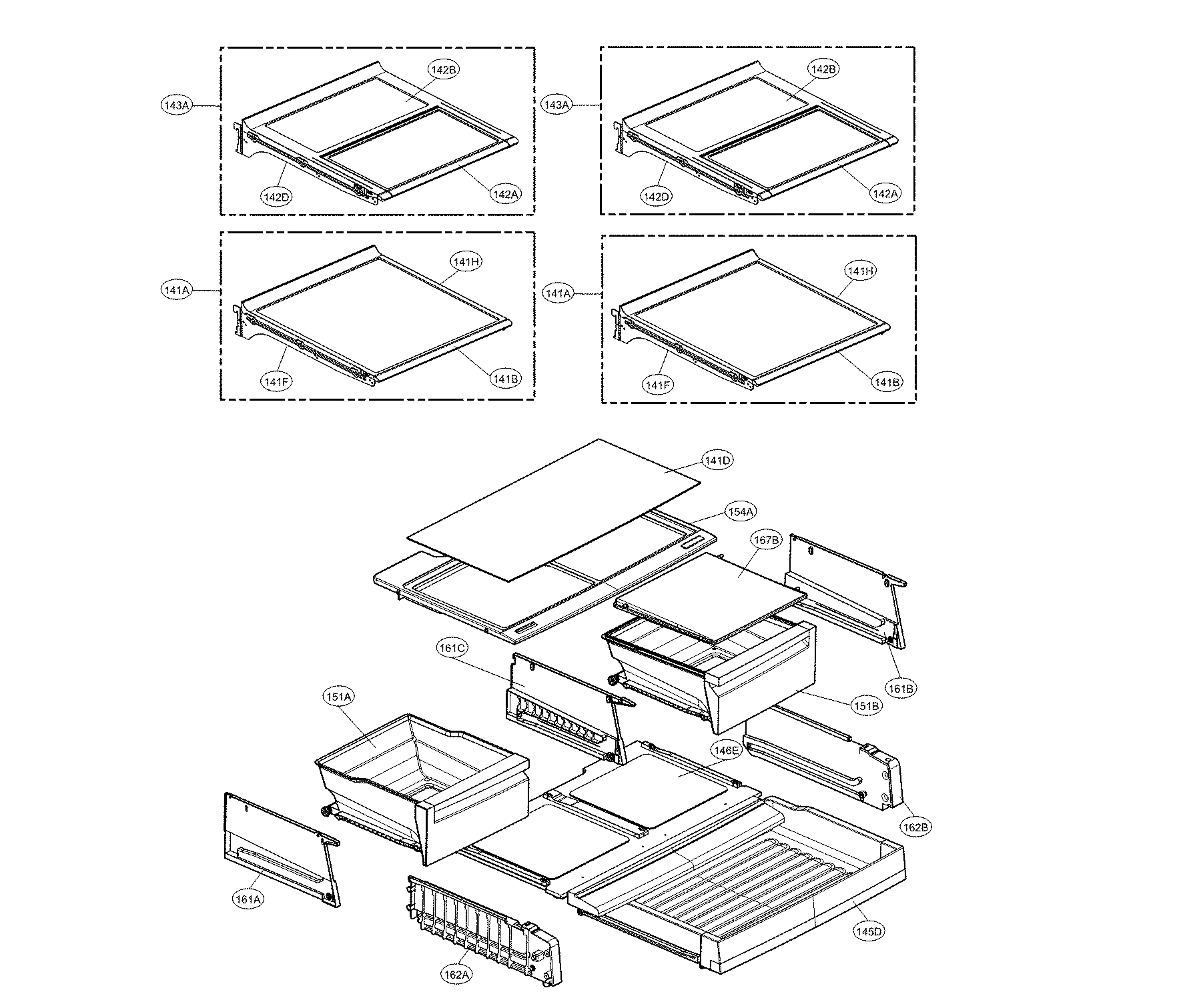 Refrigerator parts