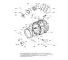 Kenmore 79641362910 drum parts diagram