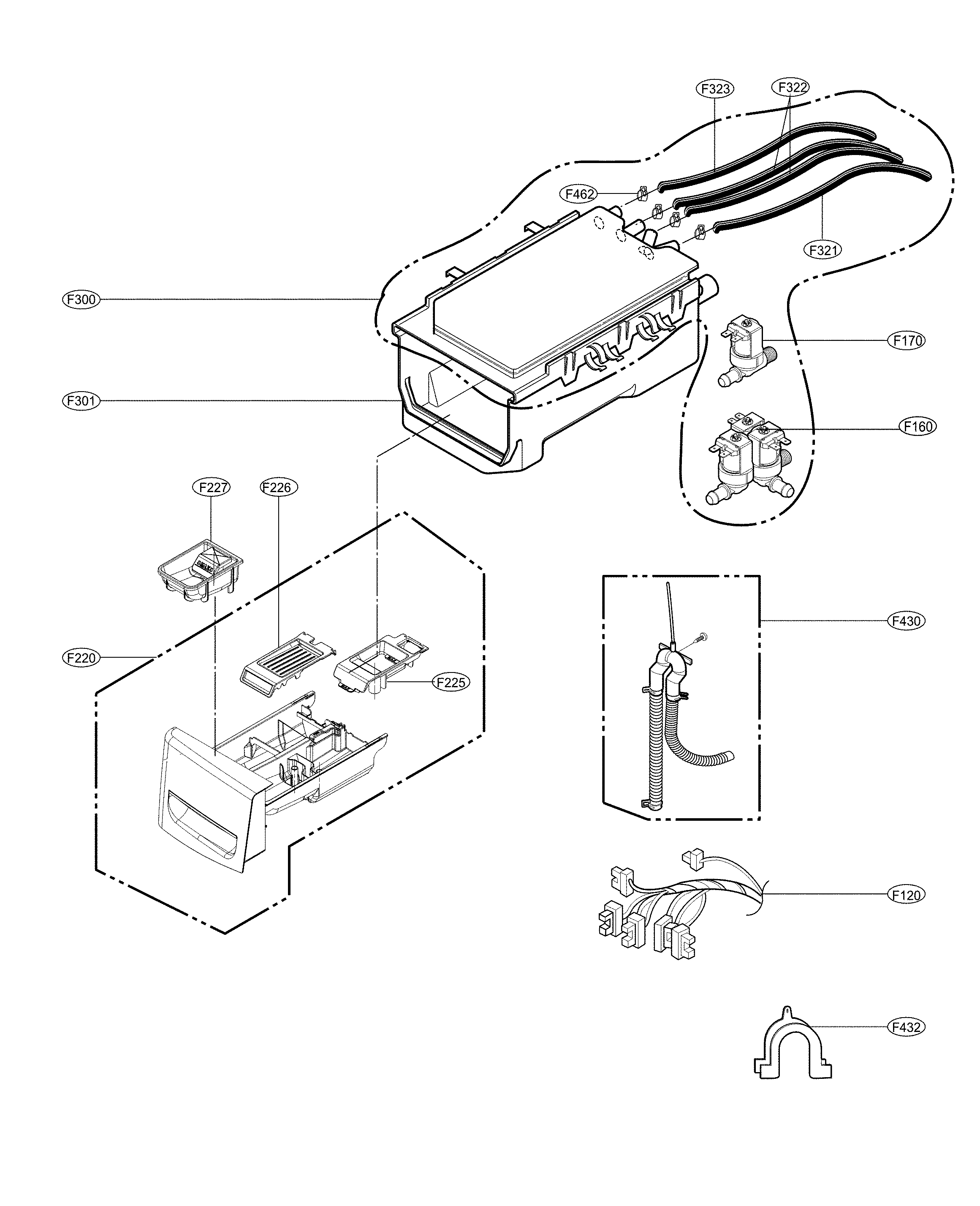 DISPENSER PARTS