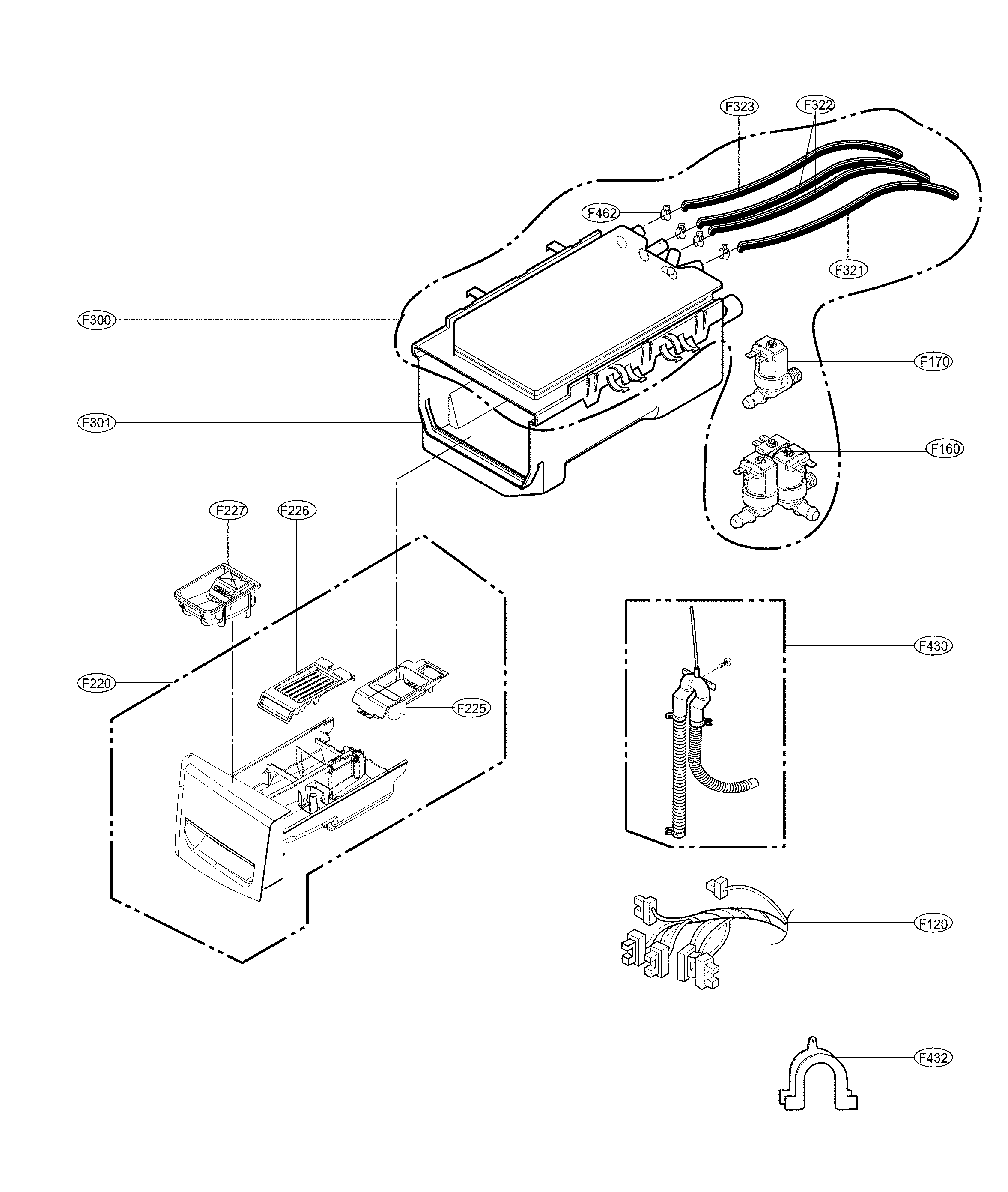 DISPENSER PARTS