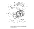 Kenmore 79641562910 drum parts diagram