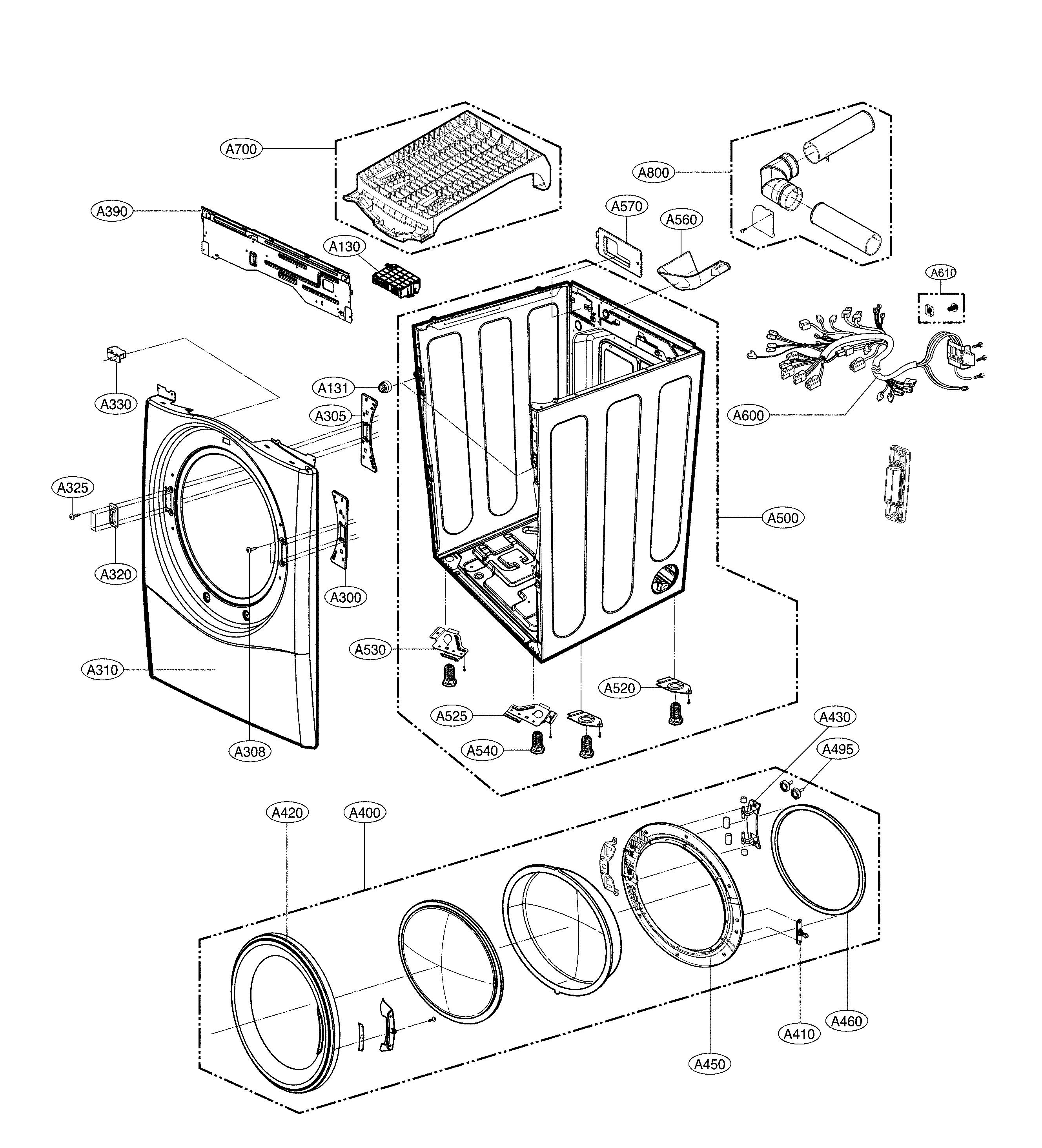 Cabinet parts