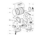Kenmore 79681362910 drum parts diagram