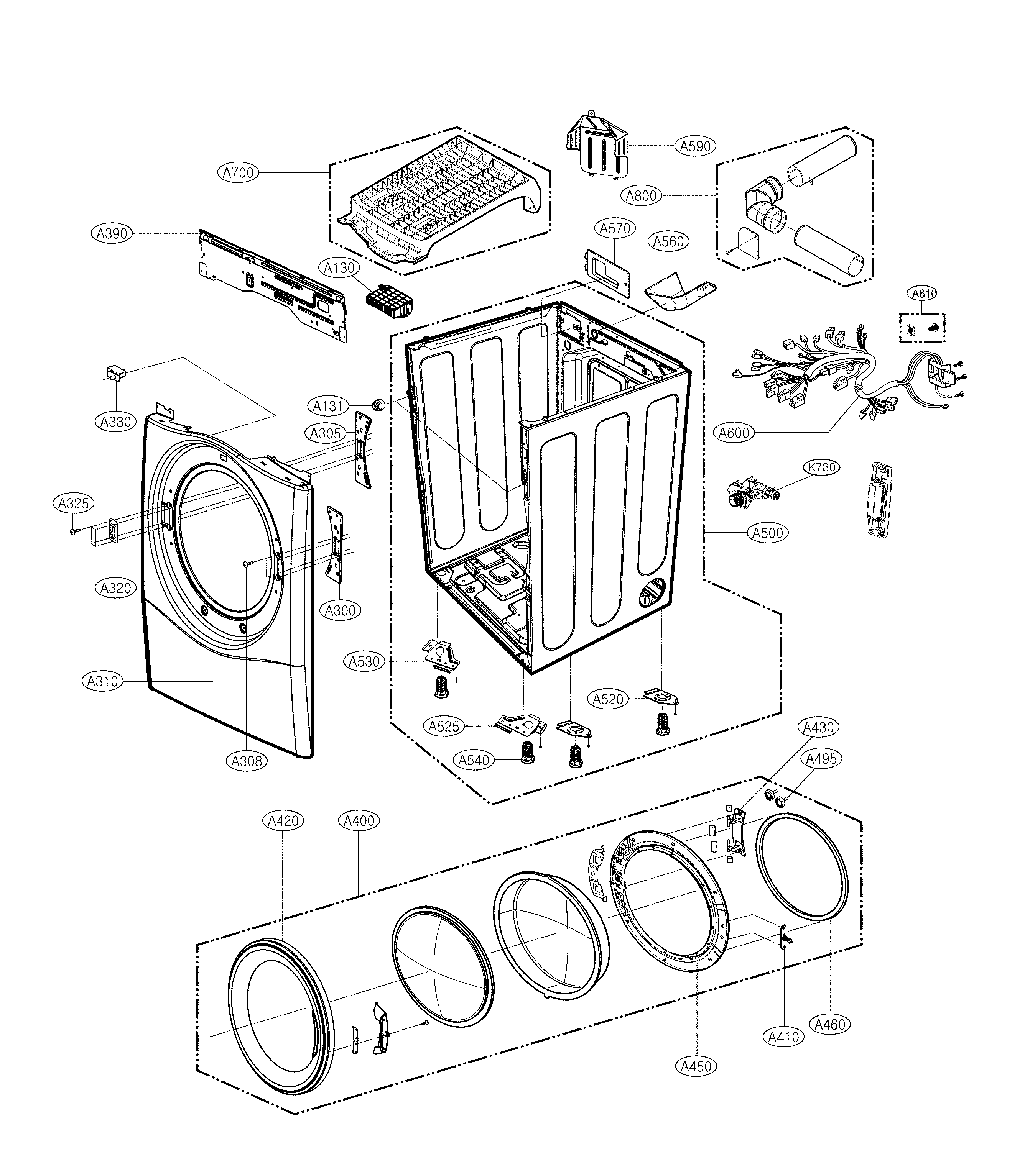Cabinet parts