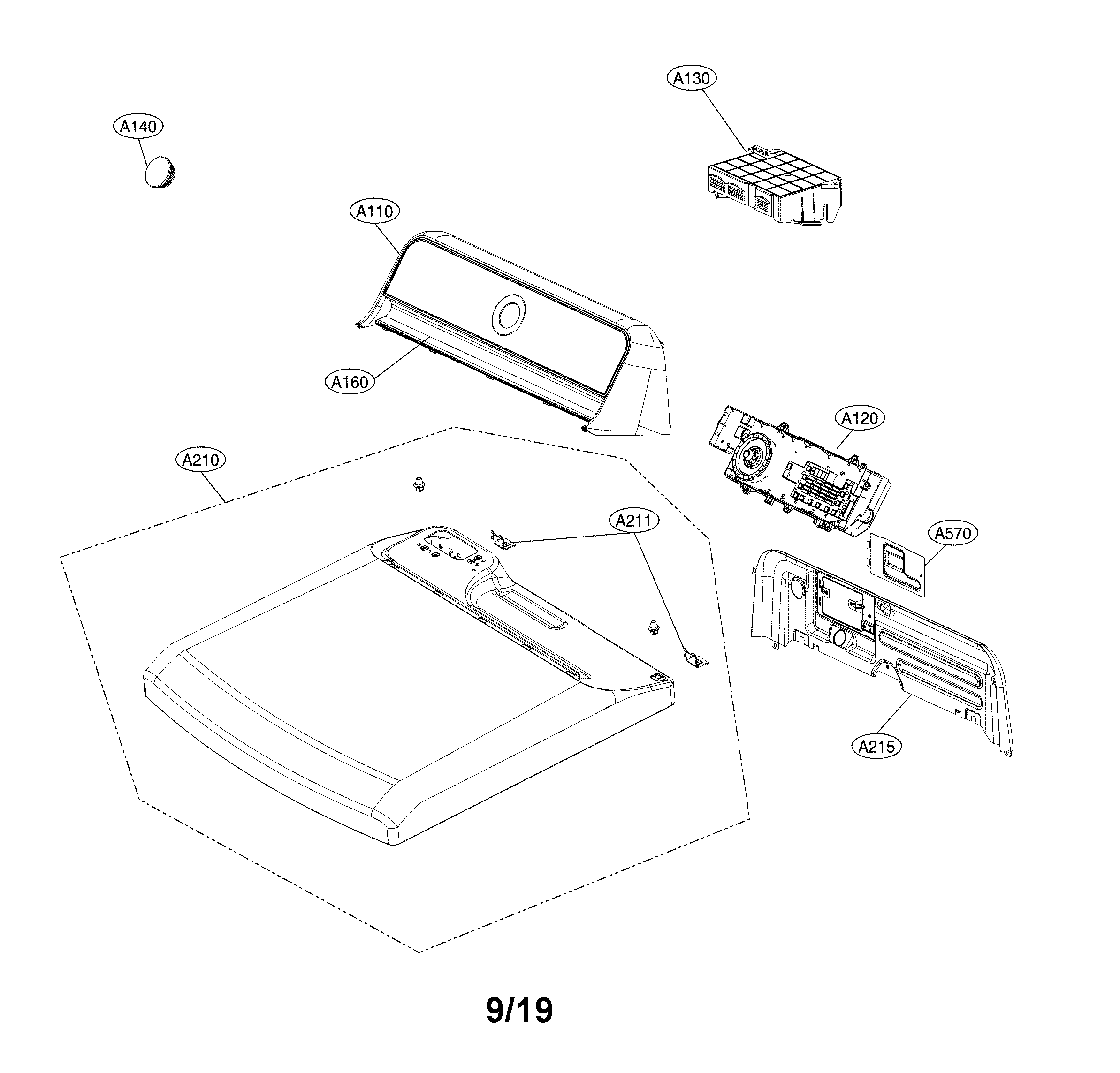 Control panel and plate assembly