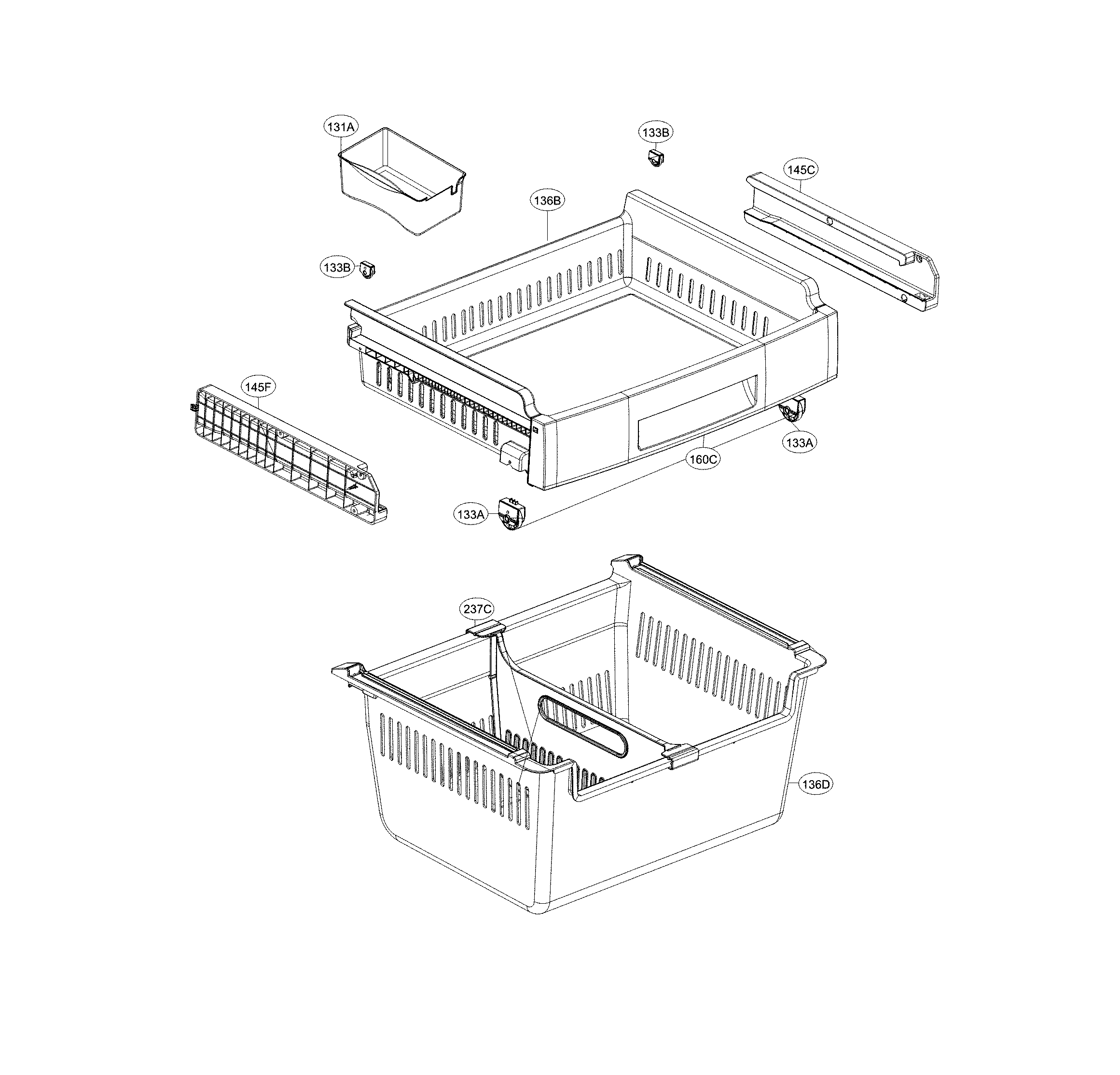 Freezer parts