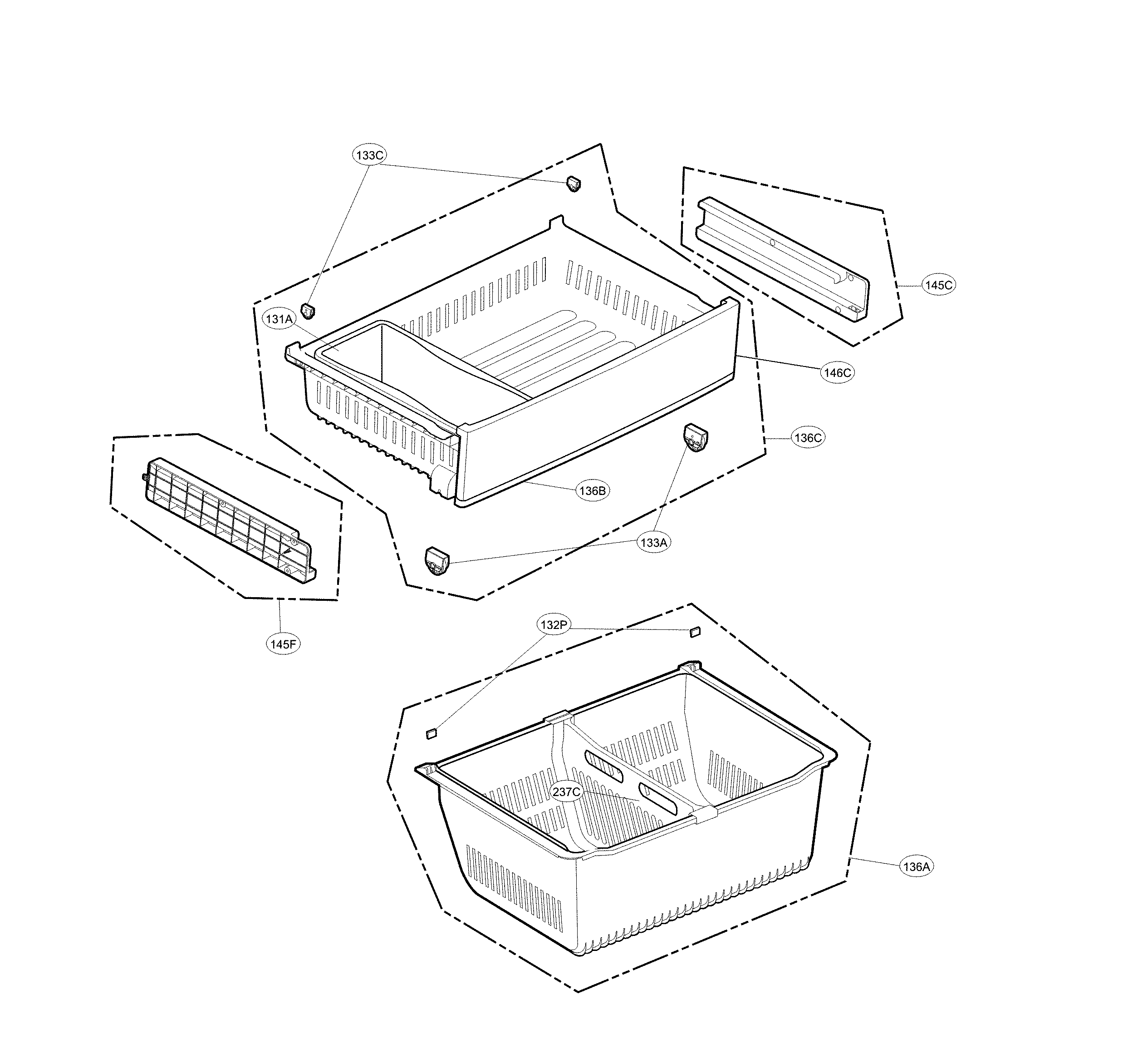 Freezer parts