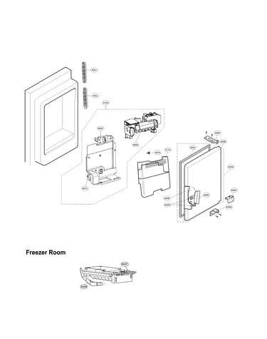 Icemaker & ice bin parts
