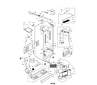 LG LFXS27566S/00 case parts diagram