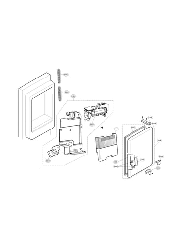 Icemaker & ice bin parts