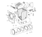 Kenmore 79681562910 cabinet parts diagram