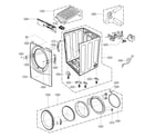 Kenmore 79691362910 cabinet parts diagram