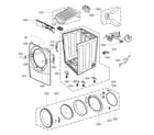 Kenmore 79691462910 cabinet parts diagram