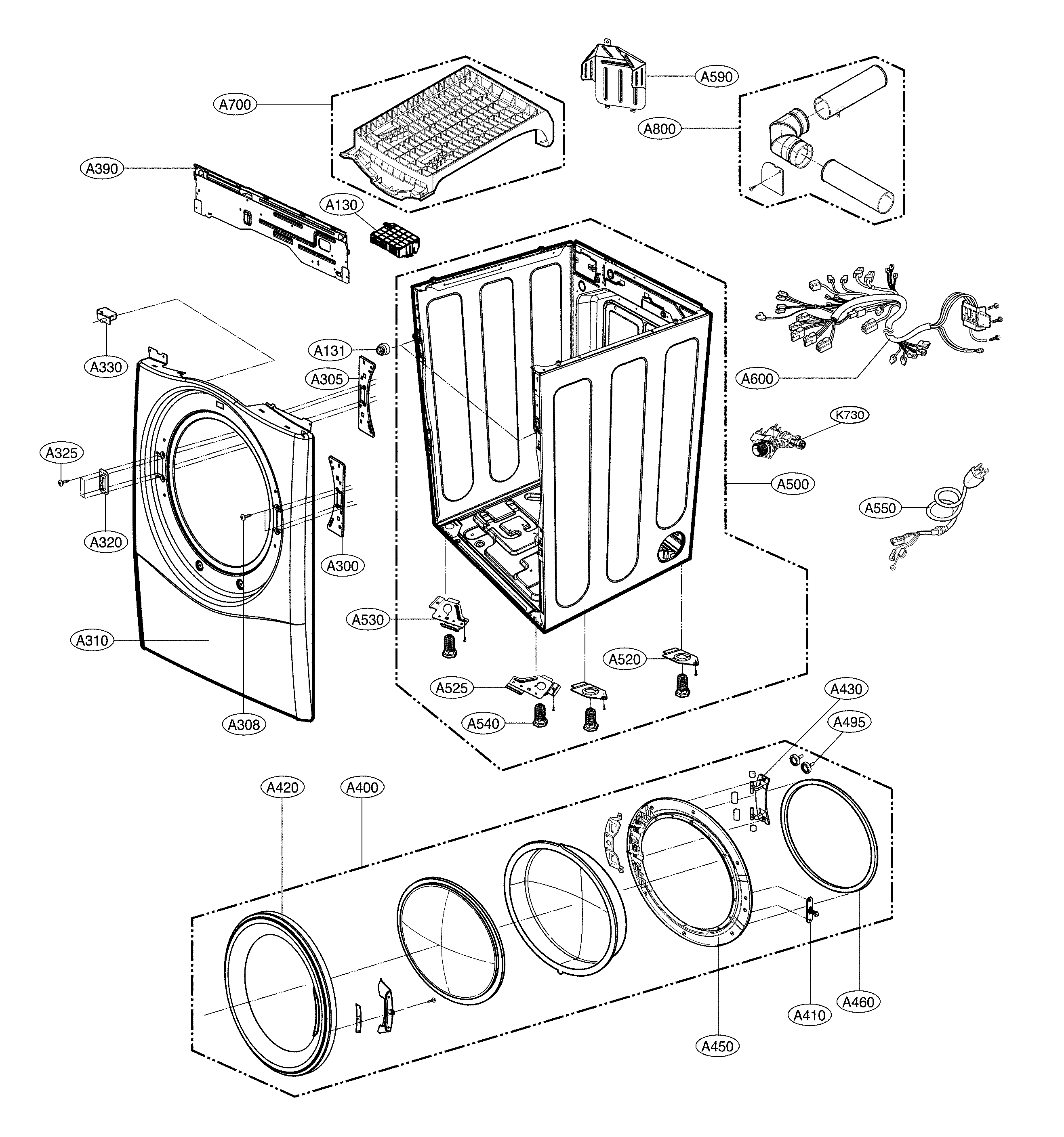 Cabinet parts