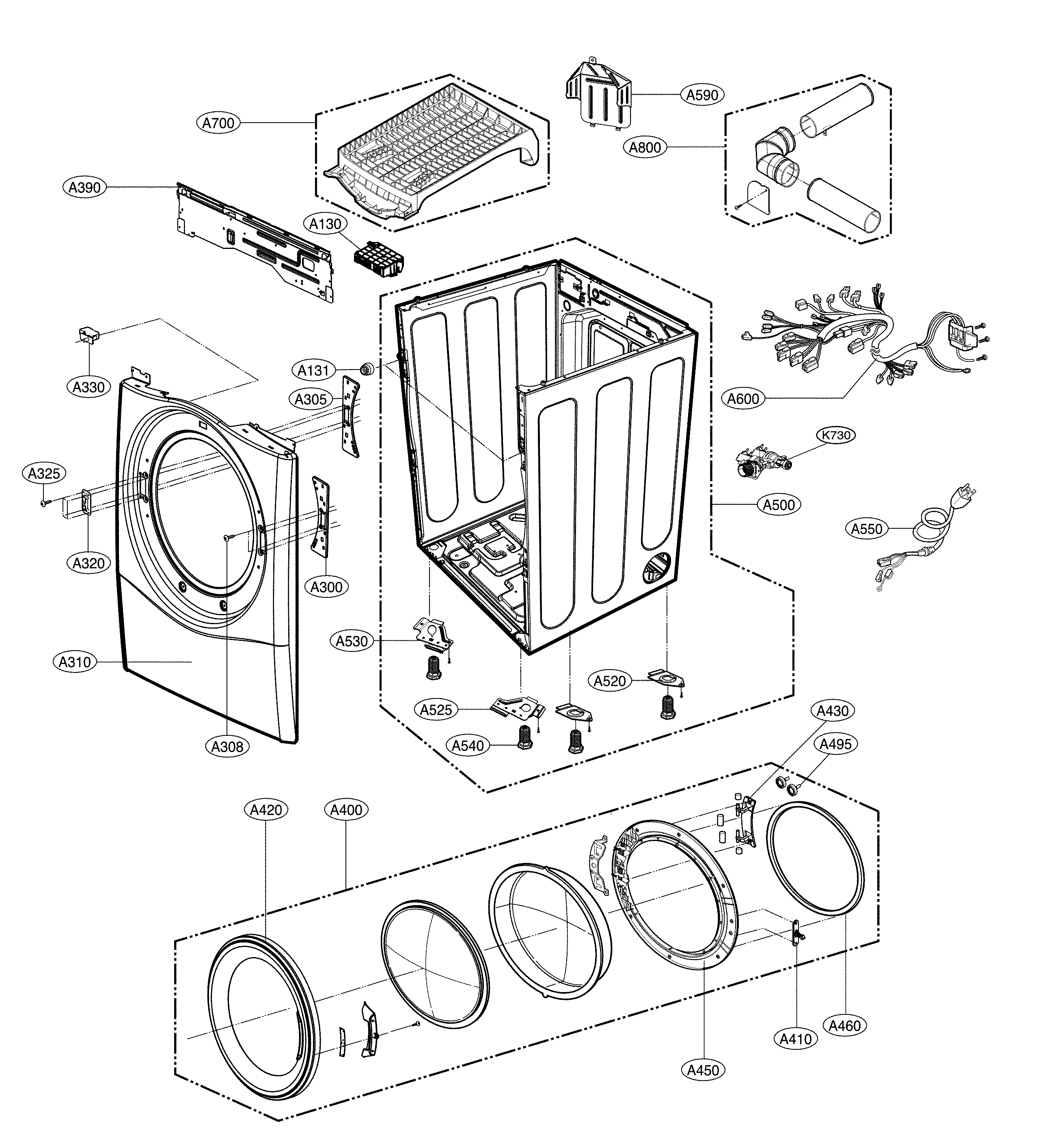Cabinet parts