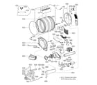 Kenmore 79691463910 drum parts diagram