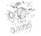 Kenmore 79691562910 cabinet parts diagram