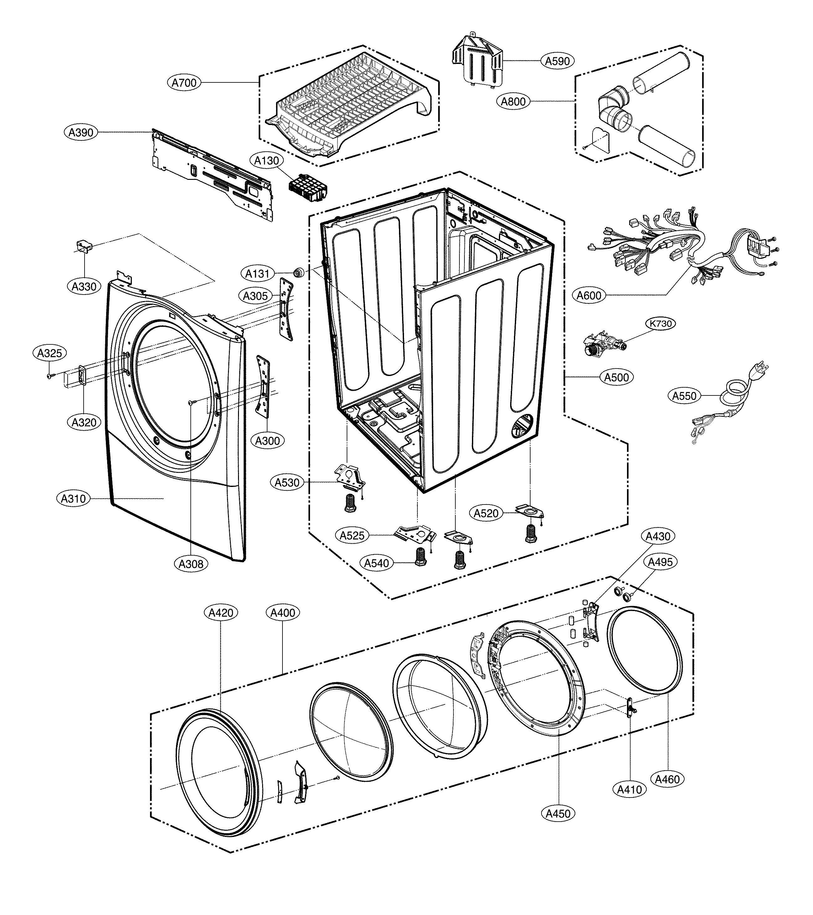 Cabinet parts